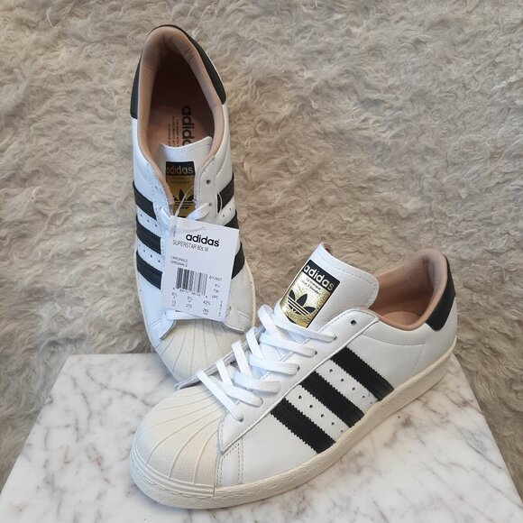 Adidas Superstar 80s Women's Leather Sneaker - Picture 1 of 7